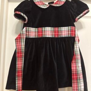 TBBC VGUC size 4t black velvet dress